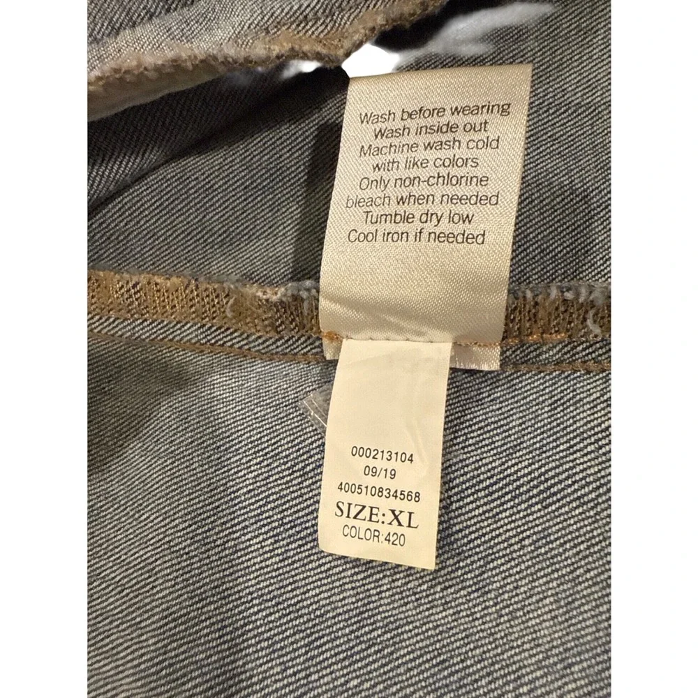 Sonoma Women XL Medium Blue The Everyday Denim Jacket WS81Z015RW11 Stretch New - Picture 6 of 8